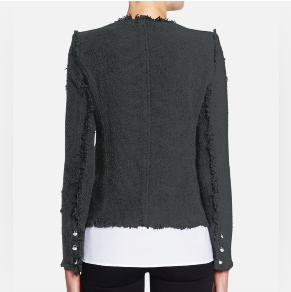 IRO Agnette Jacket In Anthracite - Picture 4 of 13